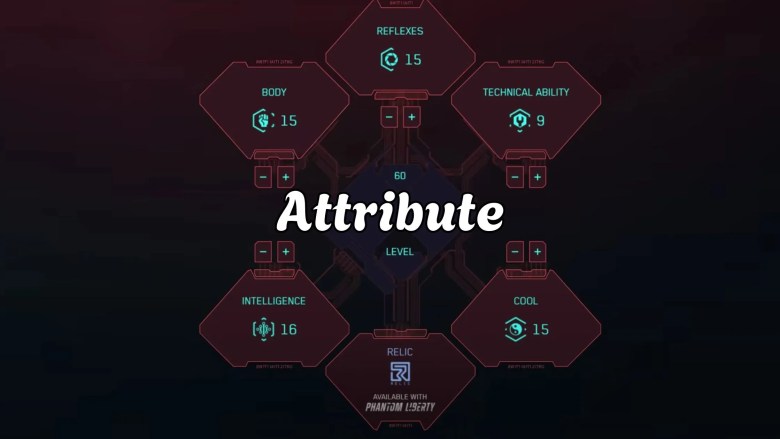 Cyberpunk Netrunner build Attributes
