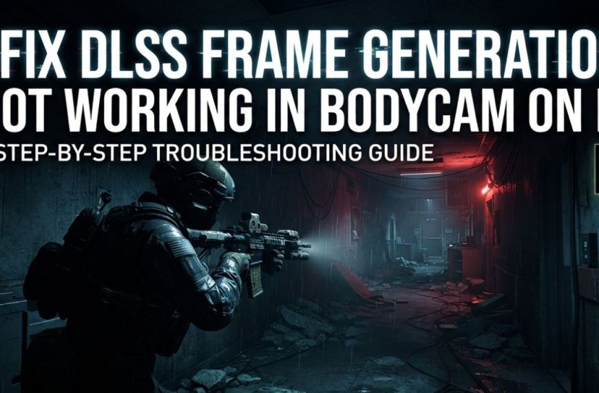 DLSS Frame Generation Not Working In Bodycam