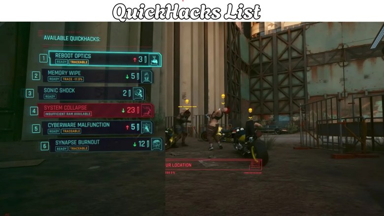 Cyberpunk QuickHacks