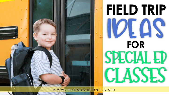 Field trips for special education blog header Mrs. D's