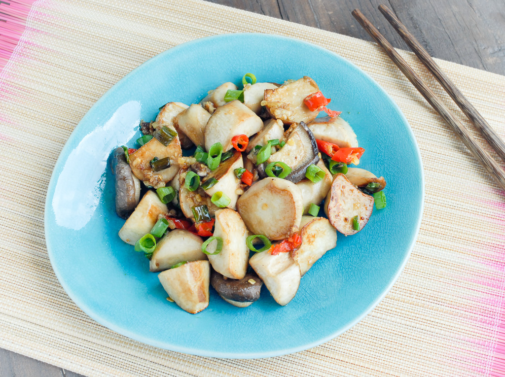 Salt & Pepper King Oyster Mushroom