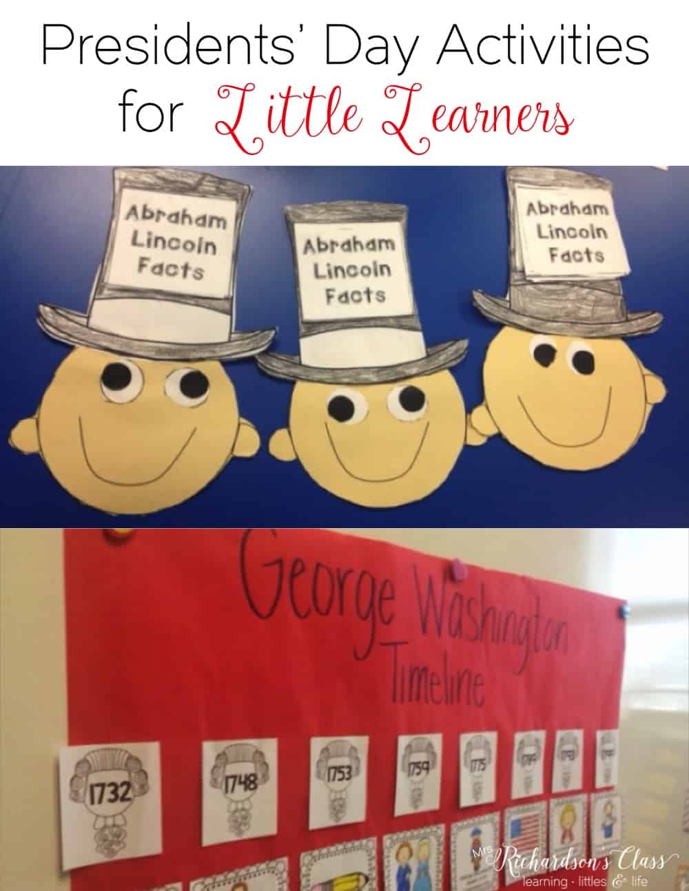 presidents day in kindergarten mrs richardsons class