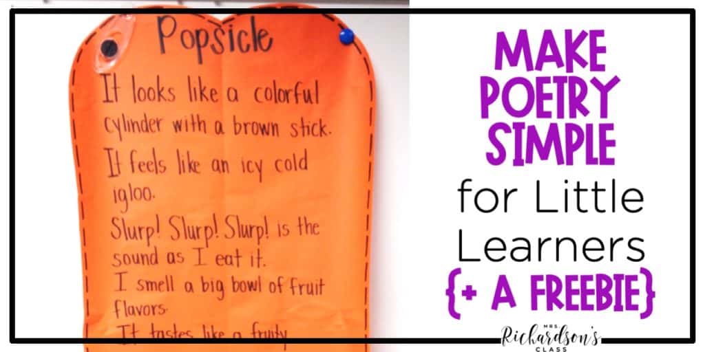 Great romantic poems can come from any age, but they all share a commonality of resonating with today's readers. Poetry For Kids Made Simple A Freebie Mrs Richardson S Class