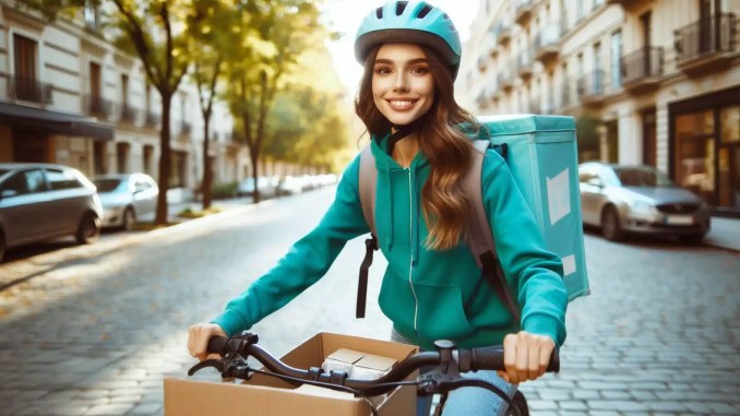 womandeliveroo female deliveroo rider