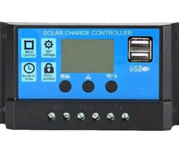 20A Intelligent LCD Solar Controller with USB Output Port