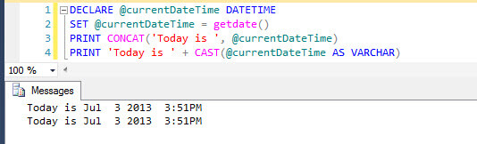 Concatenation Of Different SQL Server Data Types Sriramjithendra Nidumolu