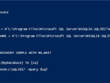Create Sql Server Database With Powershell