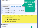 Git Stash Sql Server Database Code Changes Using Visual Studio 2019