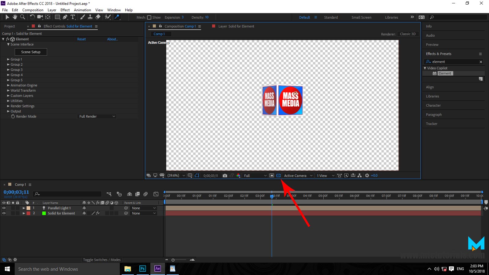 Image01 Saving Transparent Logo In After Effects Mtc Tutorials Mtc Tutorials