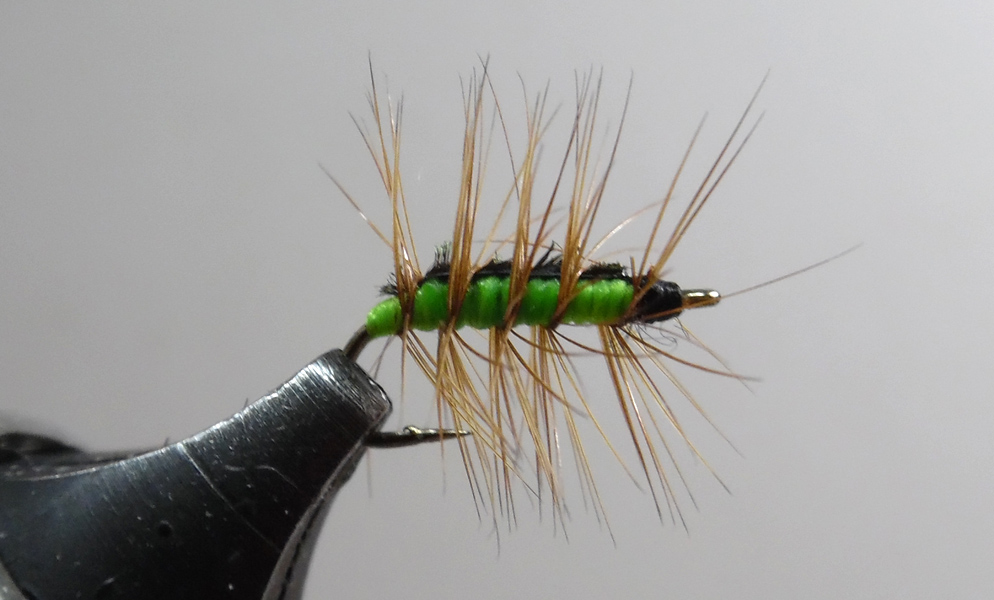 Crackleback Panfish On The Fly Start taking wraps with the noodle so the dubbing begins right at the start of the hook bend and continue wrapping forward up the shank to create the body of the fly. Crackleback Panfish On The Fly The fly would be cast to a likely spot and presented as a dry fly.