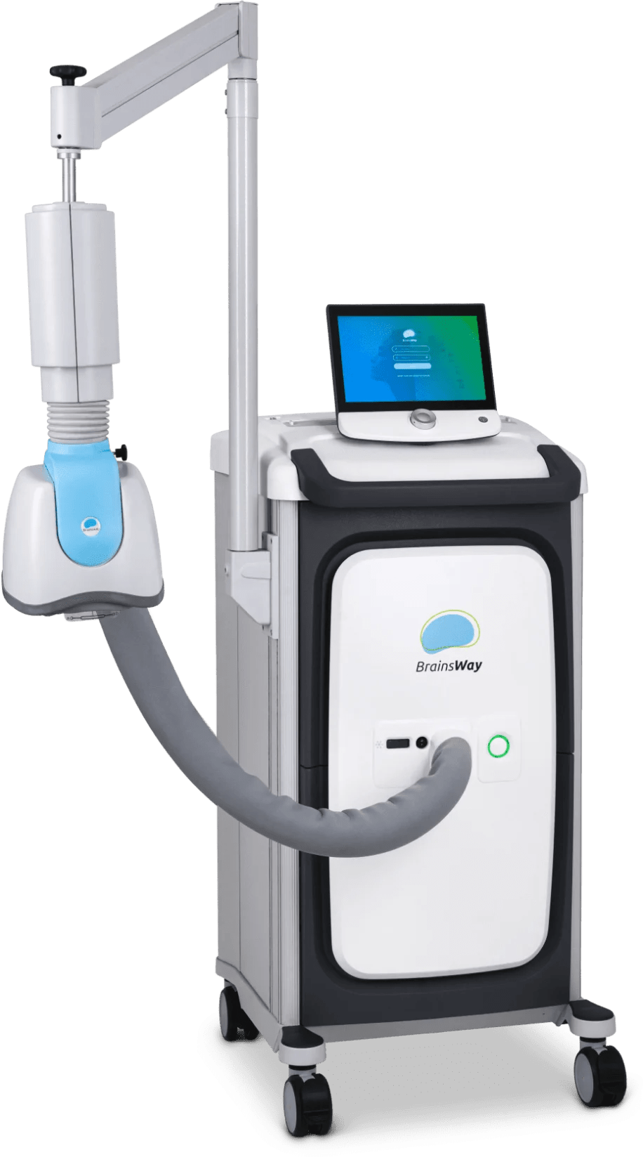 Image of the TMS Brainsway Equipment and Cap