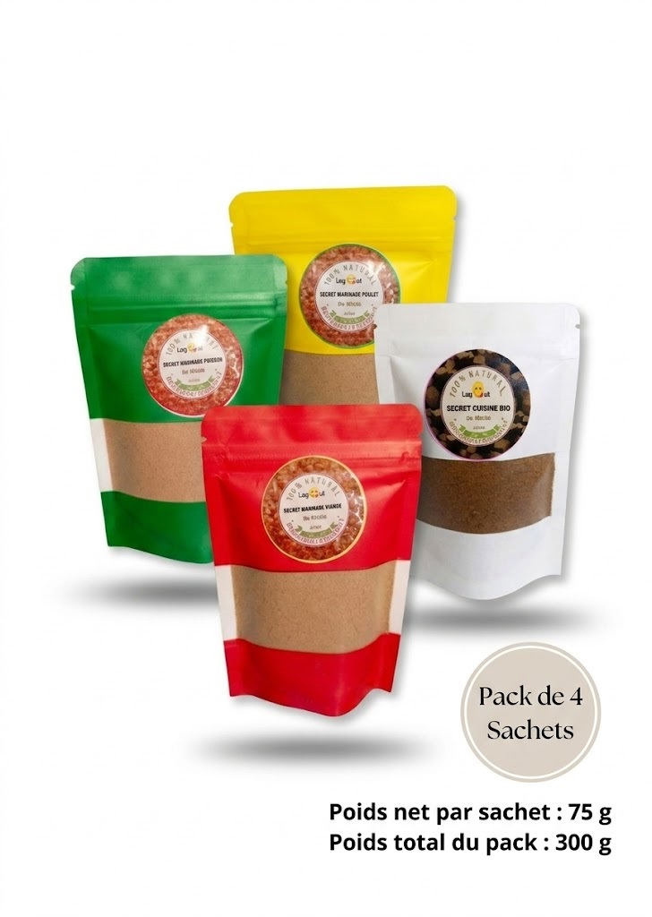 PACK de 4 Marinades (75G)
