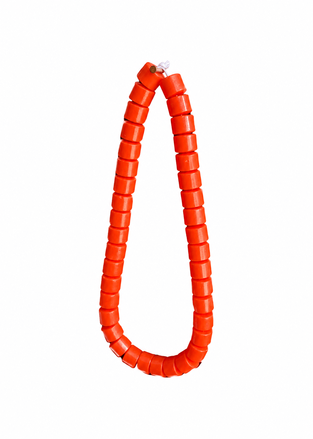 Collier de perles tubulaires traditionnelles