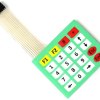 4x5 Keys Matrix Array 20 Key Keypad Membrane Switch Control Panel for Arduino