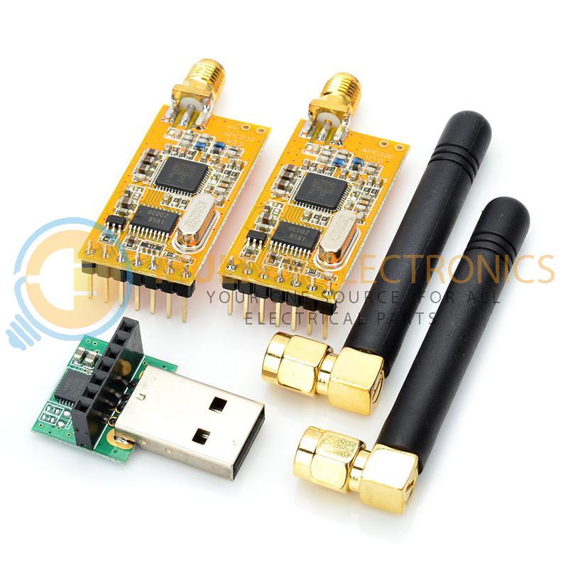 APC220 Wireless Data Communication USB Adapter Kit For Arduino - Image 2