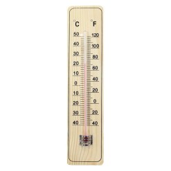 Wooden Thermometer Temperature Meter