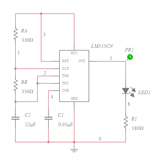 555 Timer Circuit Diagram Clock Circuit Diagram