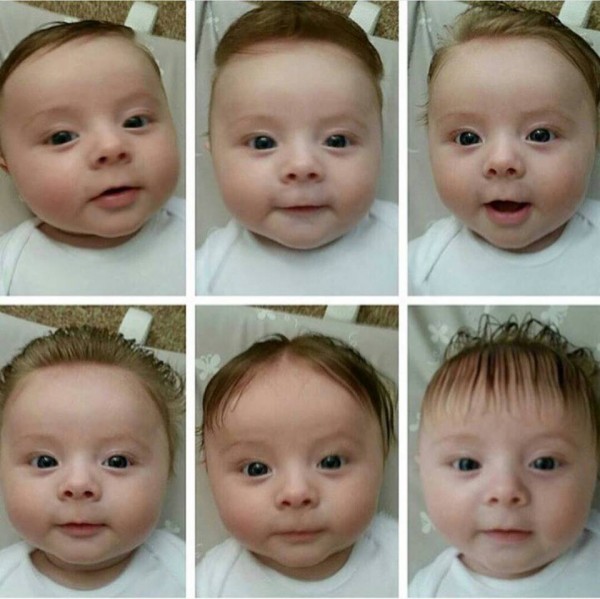 Hair-raising: the gorgeous babies born with seriously luscious...