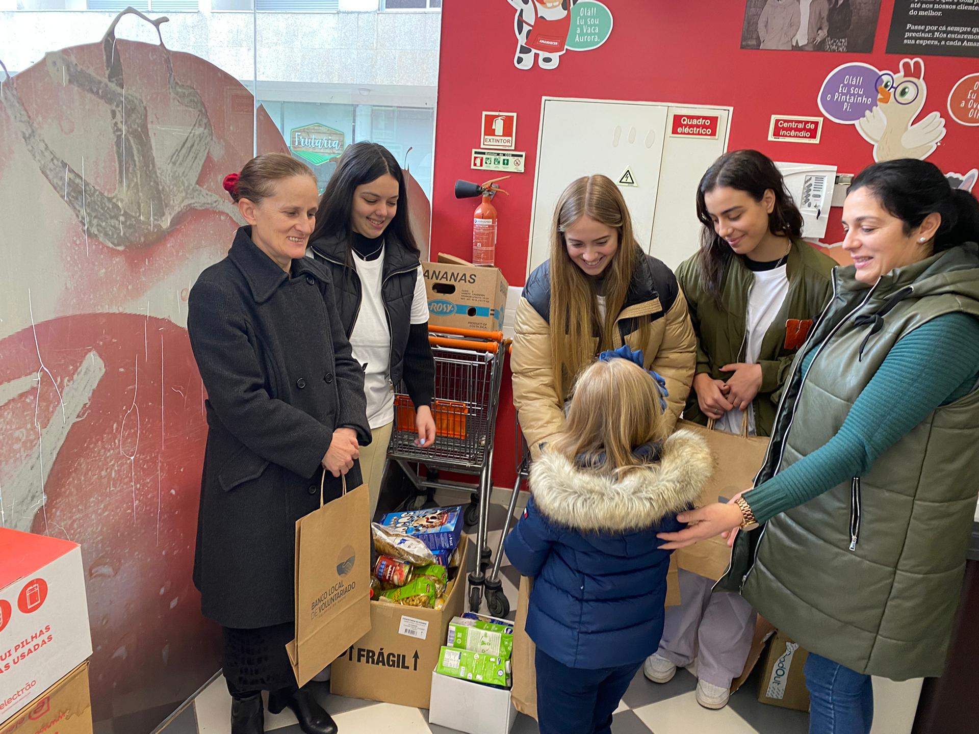 recolha de bens alimentares