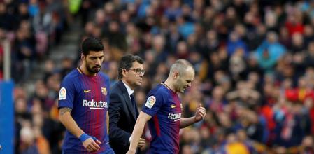 Luis Suárez manda un mensaje de despedida a Iniesta
