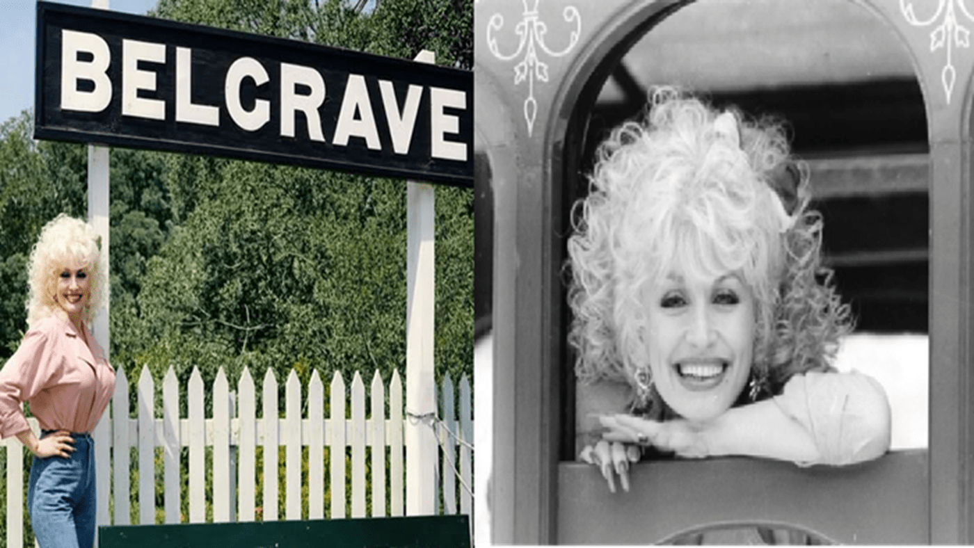Dolly Parton at Belgrave Station