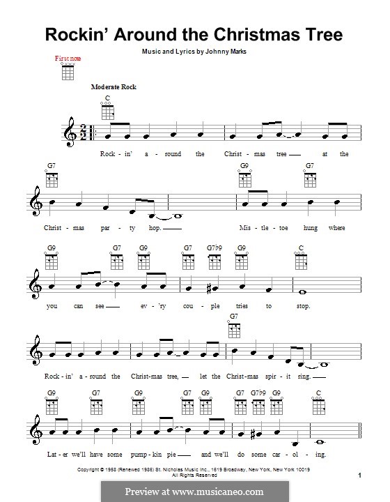 Rockin Around The Christmas Tree For Trombone Solo And Piano Music Sheet Download Topmusicsheet Com