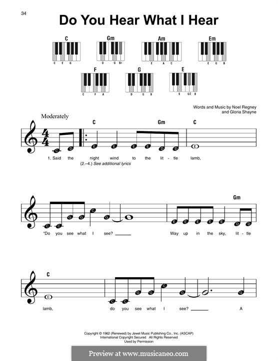 How to protect your ears from hearing loss we may earn commission from links on this page, but we only recommend products we back. Piano Version Do You Hear What I Hear By G Shayne N Regney On Musicaneo