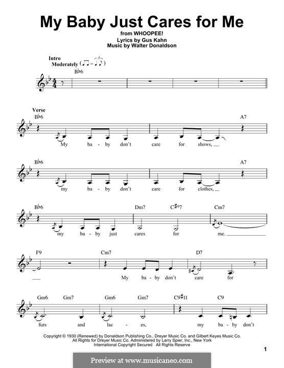 My baby just cares for me. Nina Simone My Baby Just Cares For Me Lyrics Baby Tickers