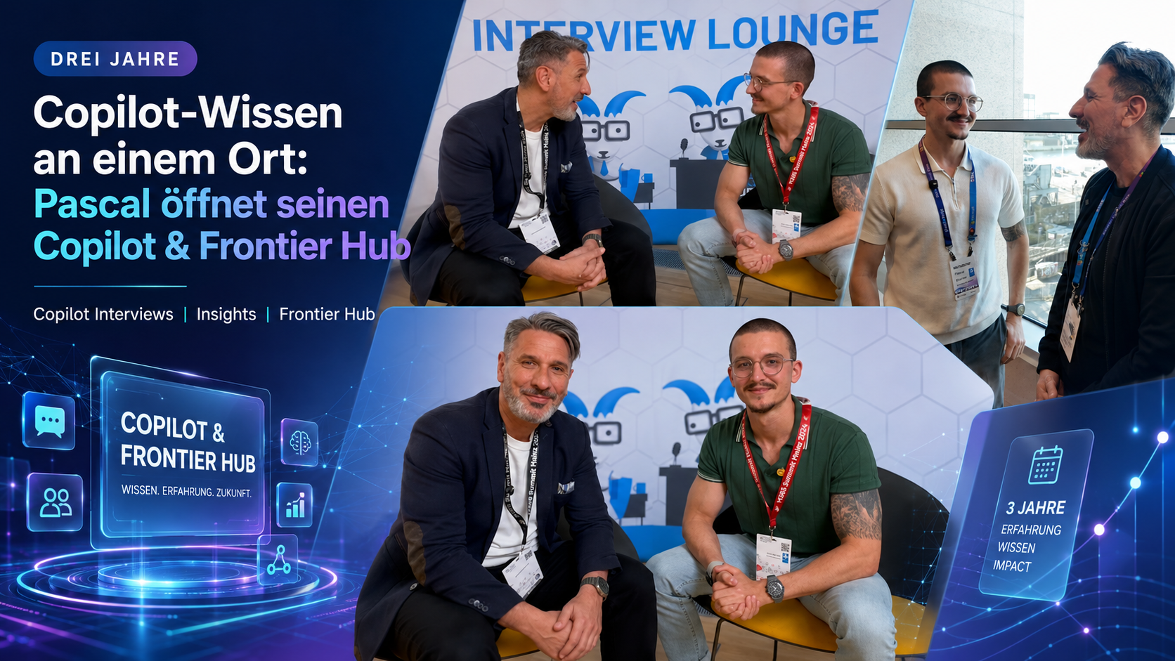 Copilot & Frontier Hub von Pascal Brunner-Nikolla zum Aufbau von AI-Fitness und zur AI-Transformation.
