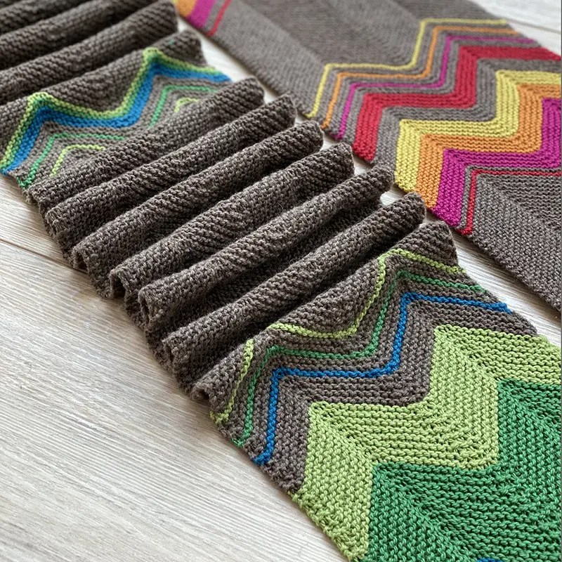 In 2016, ripple labs rebranded to ripple. mYak Tibetan FiberRipple Effect Scarf - mYak Pattern