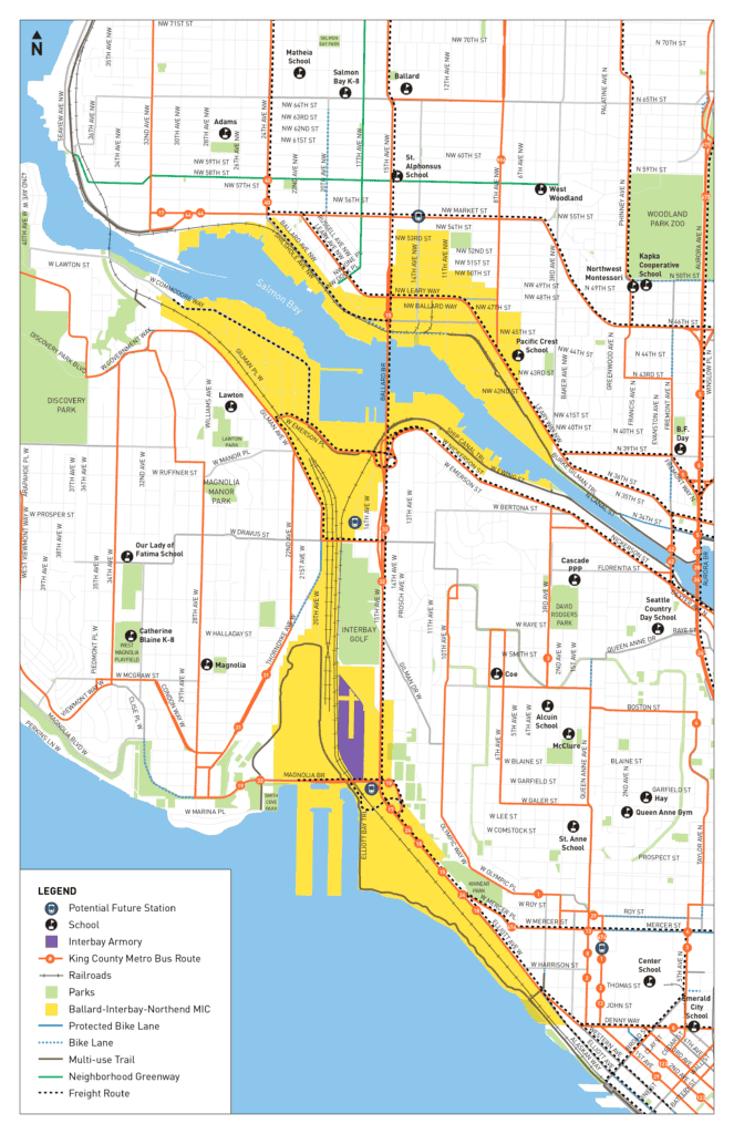 Virtual Public Meetings To Discuss Future Of Ballard Interbay Transit Birt Map 663x1024 