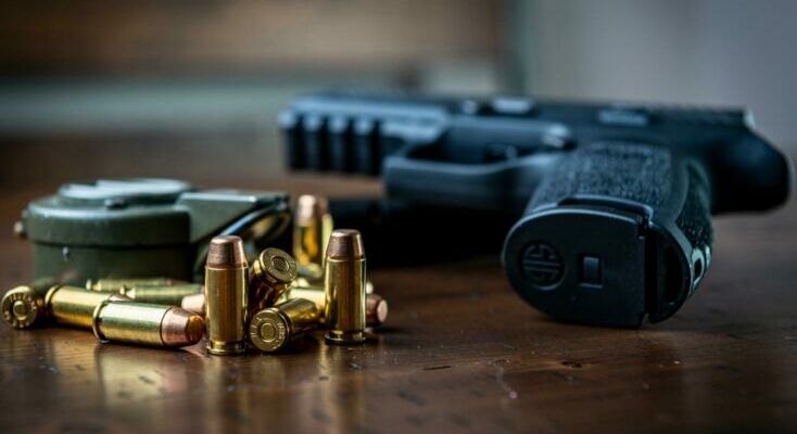 Handgun and bullets