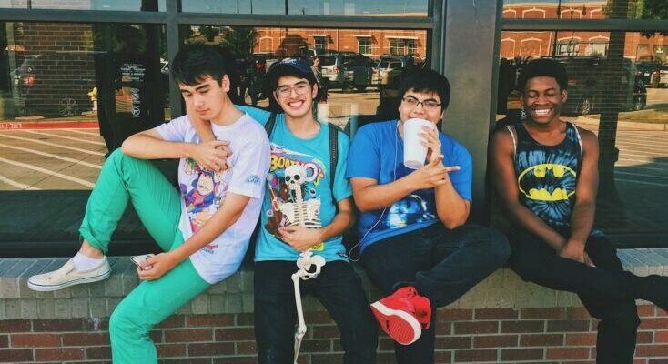 Four teens