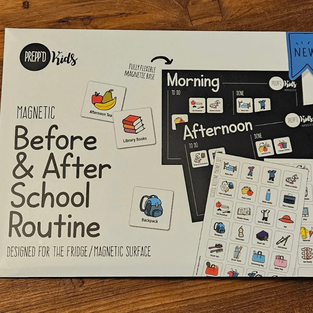 Before After School Routine Chart Set