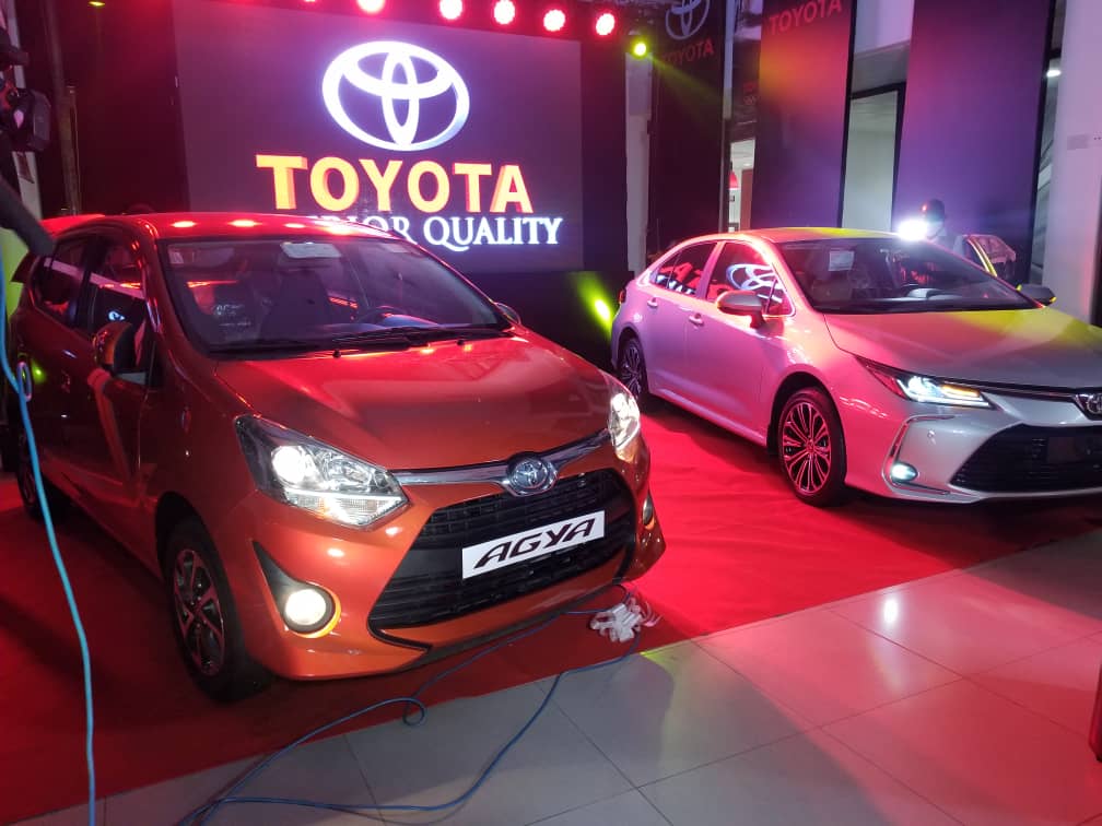 Toyota ghana unveils new cars, touts 30% share ownership of automobile