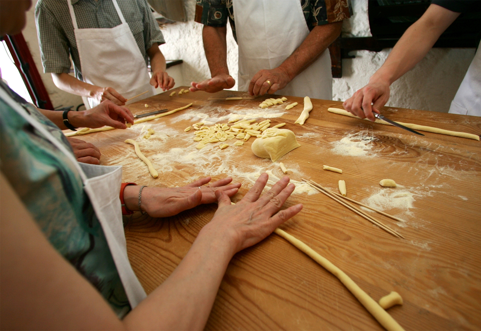 Cooking class lake como