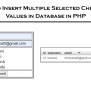 How To Insert Multiple Selected Checkbox Values In Database In PHP ...