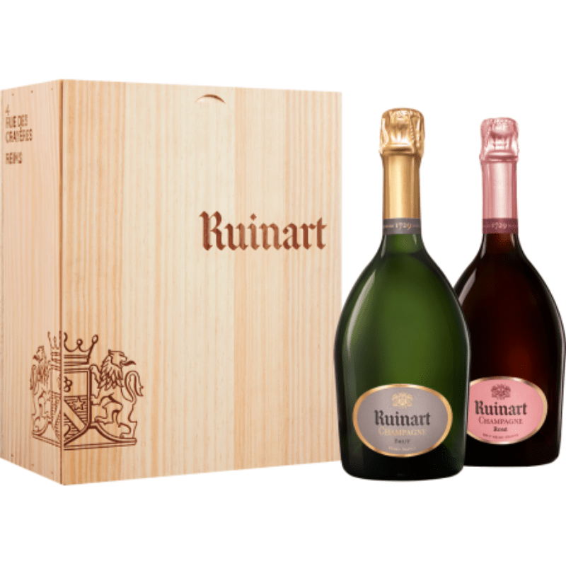 DUO “R” DE RUINART & ROSE