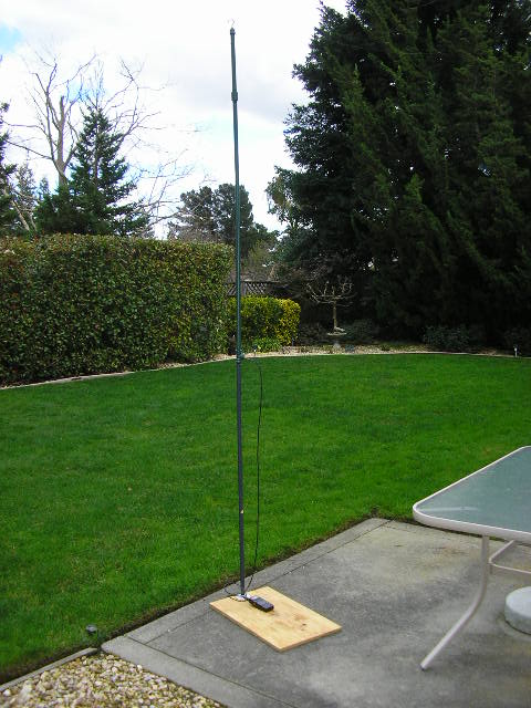 PVC J-Pole self-supported