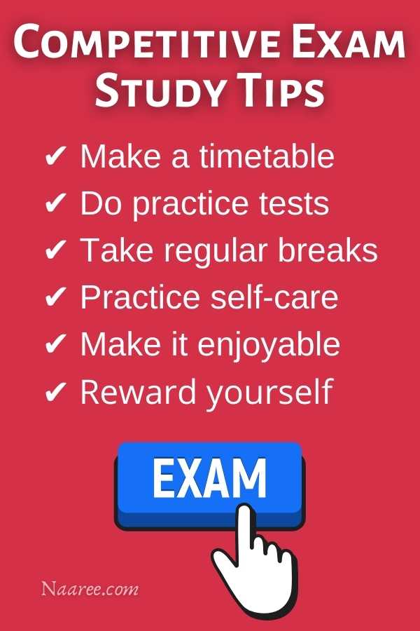 Competitive Exam Study Tips