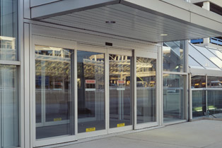 Standard Sliding Door at airport.