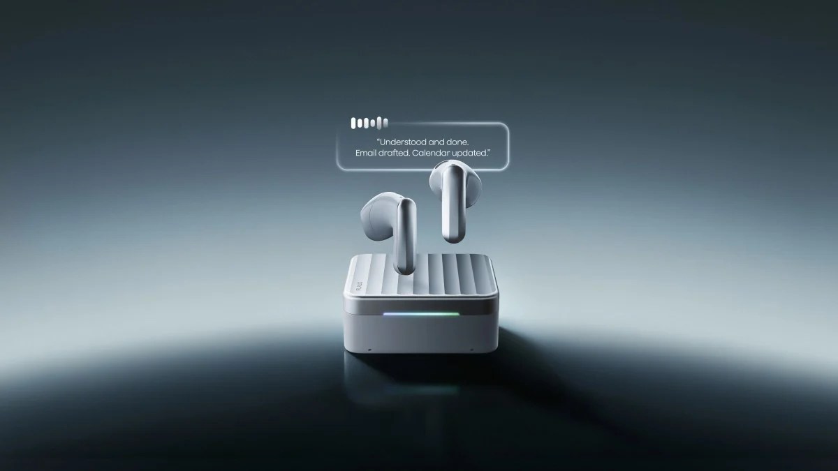Plaud's new earphones come with an eSIM-enabled case for talking to AI agents