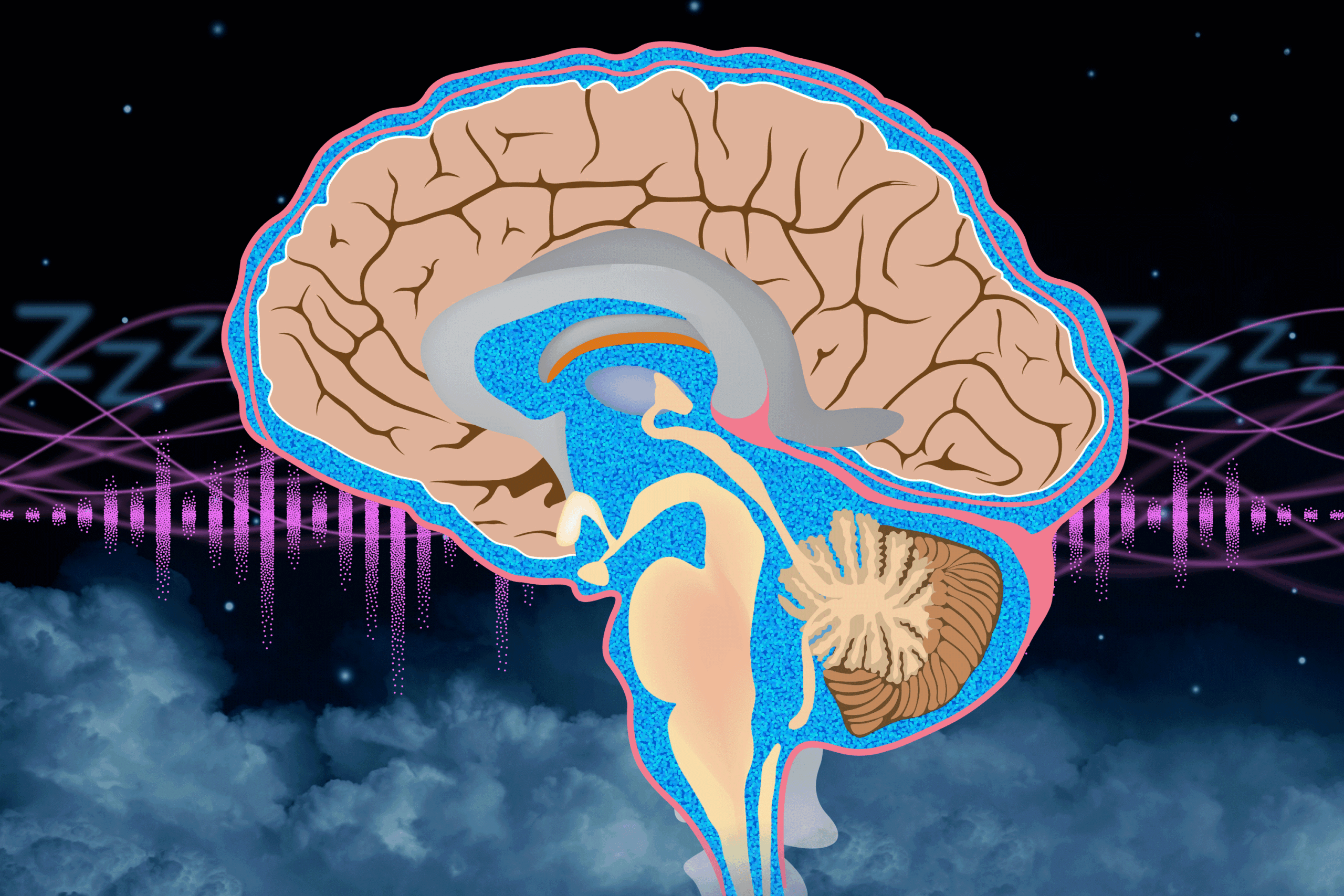 Pink noise during sleep may help wash out your brain
