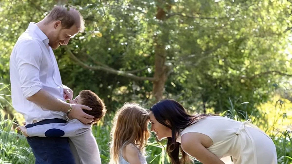Prince Archie races red-haired sister Princess Lilibet as Meghan Markle shares first clip