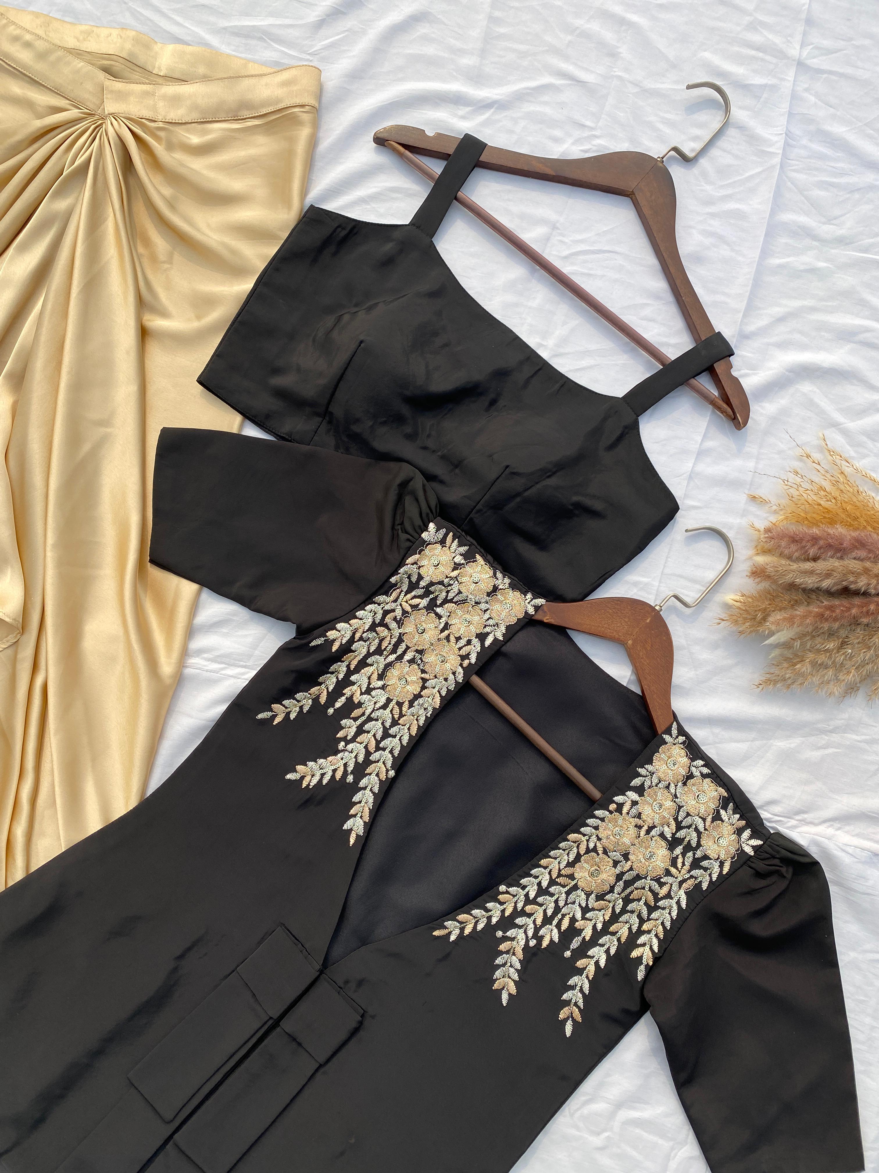 Three Piece Western Styled Wedding Dress - Image 6