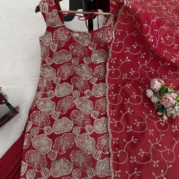 Simmer Silk Three Piece Suit Set