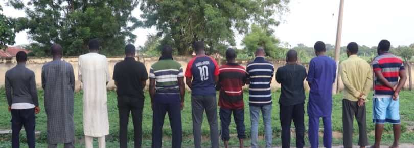 Suspects in Kainji Plant Theft