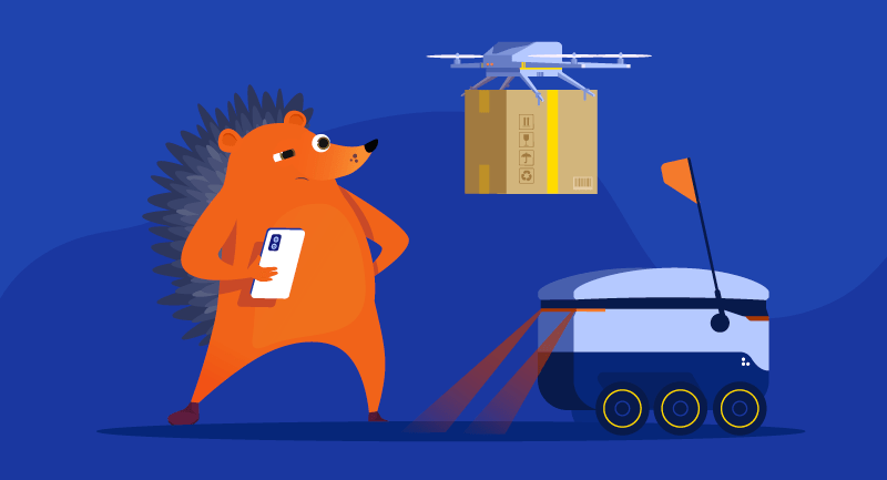 Hero article of The cyber risks of automated delivery