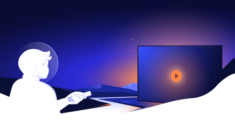 Hero article of FastVPN’s new TV app: 4K streaming with QR code