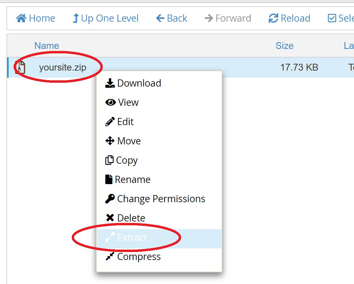 Cara install wordpress di cpanel · unggah script instal wordpress ke server · buat database mysql dan pengguna database · buat pengguna database. How To Upload Your Wordpress Website In Cpanel Knowledgebase Name Hero